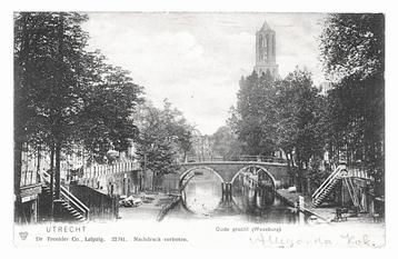 981047 Utrecht Oude Gracht 1905 Gelopen met zegel beschikbaar voor biedingen