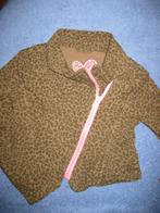 Bruin vestje met luipard-patroon, 104, Frendz, Meisje, Trui of Vest, Ophalen of Verzenden, Zo goed als nieuw