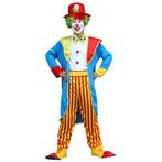 Clown Kostuum Blauw/Geel – 3-Delige Set met Jas, - Maat M, Kleding | Heren, Carnavalskleding en Feestkleding
