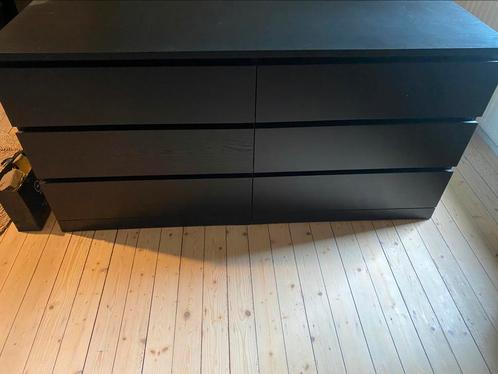 2x Ikea Malm kast 6 lades zgan, Huis en Inrichting, Kasten | Ladekasten, Zo goed als nieuw, Minder dan 100 cm, 50 tot 100 cm, 25 tot 50 cm