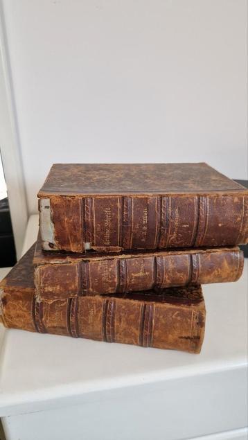 Duitse Latijnse bijbel set 1865 drie delen Dr. Allioli beschikbaar voor biedingen