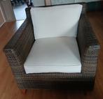 Rieten lounge stoel, Ophalen, Minder dan 75 cm, Zo goed als nieuw, 75 tot 100 cm