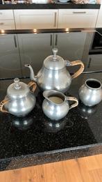 Tinnen theeservies, Antiek en Kunst, Ophalen of Verzenden