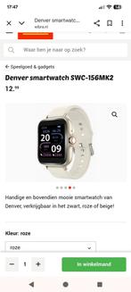 Denver smartwatch, Sieraden, Tassen en Uiterlijk, Smartwatches, Ophalen, Zwart, Nieuw, Denver