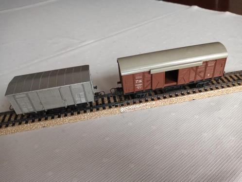 3 Lima goederen wagons, Hobby en Vrije tijd, Modeltreinen | H0, Gebruikt, Wagon, Gelijkstroom, Lima, Ophalen of Verzenden