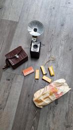 vintage Kodak Brownie boxcamera met een flitser. , Ophalen of Verzenden, Compact, Kodak