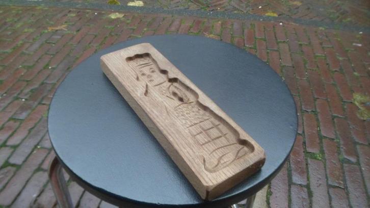 speculaasplank hout 25 x 7,5 beukenhout beuken plank, Verzamelen, Overige Verzamelen, Gebruikt, Ophalen of Verzenden