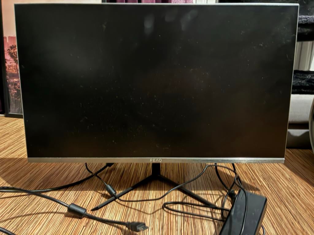 Peaq monitor 24 inch, Ophalen, IPS, Full HD, Zo goed als nieuw
