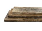 Wandplank oud eiken, robuuste planken, boekenplank