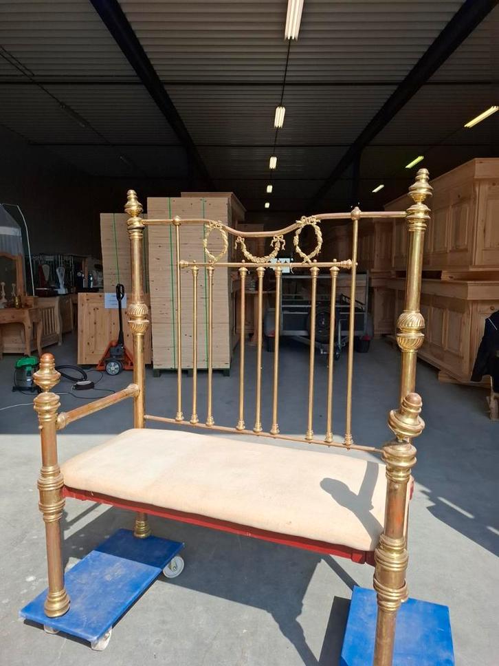 Antieke franse sofa/bank victoriaanse stijl, Antiek en Kunst, Antiek | Koper en Brons, Ophalen