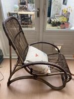 Rotan “Bandung” stoel, Huis en Inrichting, Ophalen, Bruin, Riet of Rotan, Zo goed als nieuw