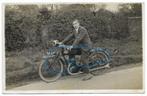Alcyon moto motor oldtimer 7114XP fotokaart, Ophalen of Verzenden, 1920 tot 1940, Ongelopen, Voertuig