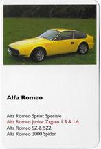 A3 autokaartje alfa romeo junior zagato 1,3, Ophalen of Verzenden, Zo goed als nieuw