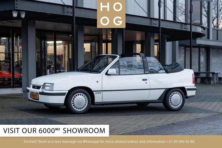 Opel Kadett E 2.0i GSI Cabriolet (bj 1987), Auto's, Oldtimers, Bedrijf, Te koop, Open dak, Opel, Benzine, Cabriolet, Handgeschakeld