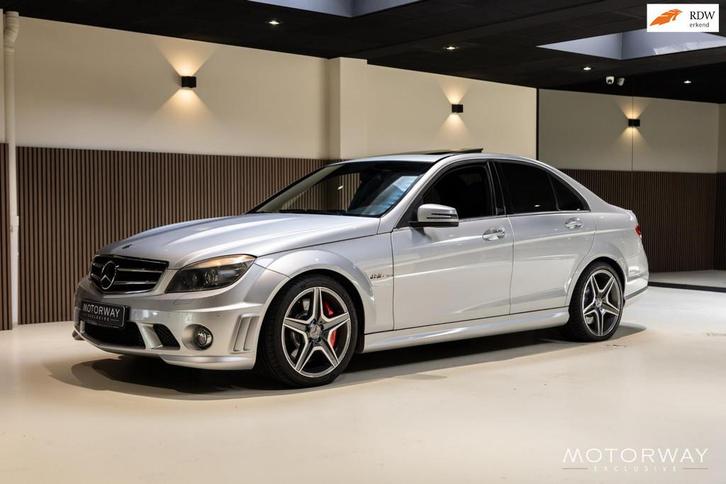 Mercedes-Benz C-klasse AMG C63 W204|SCHUIFDAK|LEER|AUTOMAAT|, Auto's, Mercedes-Benz, Bedrijf, Te koop, C-Klasse, ABS, Achteruitrijcamera