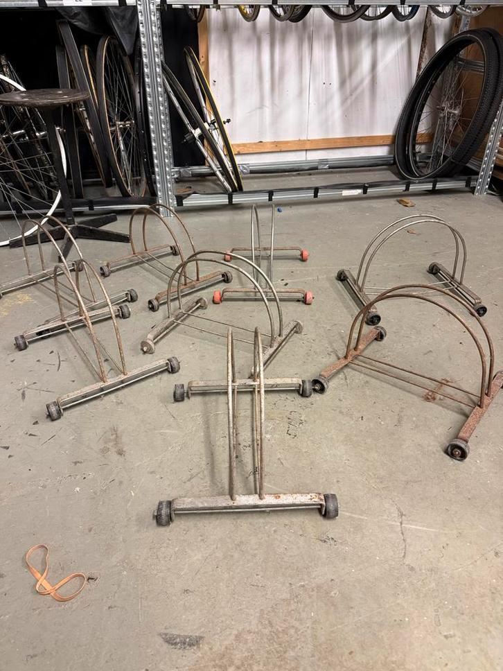 Vintage Fietsstandaardjes, Fietsen en Brommers, Fietsaccessoires | Fietsenrekken, Gebruikt, Ophalen