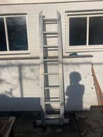 Ladder, aluminium. Merk Corda. Stevig en weinig gebruikt., Doe-het-zelf en Verbouw, Ladders en Trappen, Ophalen, Zo goed als nieuw