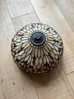 Tiffany lamp in geel oranje en rood met libelles - plafond, Ophalen of Verzenden, Zo goed als nieuw
