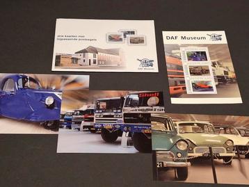 DAF Museum drie kaarten met postzegels uitgave  beschikbaar voor biedingen