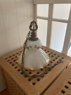 Vintage lamp, Huis en Inrichting, Minder dan 50 cm, Glas, Zo goed als nieuw, Ophalen
