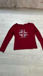 Rood Shirt Lange Mouw Maat 40, Maat 38/40 (M), Ophalen of Verzenden, Lange mouw, Gedragen