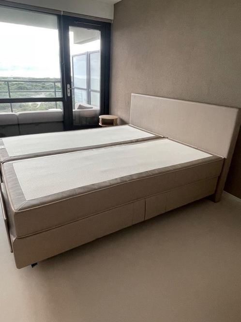 Pullman boxspring elektrisch verstelbaar, Huis en Inrichting, Slaapkamer | Boxsprings, Gebruikt, 180 cm, 210 cm, Tweepersoons