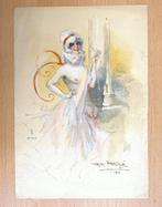 Jack Abeillé 1916 Rokende dame La Fumeuse, Antiek en Kunst, Ophalen of Verzenden