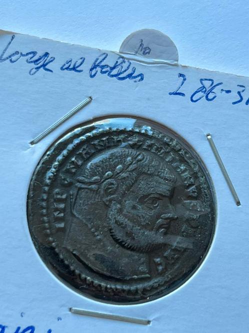 Romeinse Rijk grote follis Maximianus heel mooi exemplaar, Postzegels en Munten, Munten | Europa | Niet-Euromunten, Losse munt