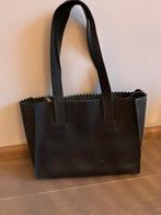 Myomy zwarte leren tas, Ophalen of Verzenden, Zo goed als nieuw, Zwart, Handtas