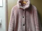 lange fluffy jas van Another Label, winterjas van C.K en, Maat 42/44 (L), Ophalen of Verzenden, Roze, Gedragen