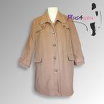 30510 Zgan Mooie wollen jas M&S mt 54  I21, Kleding | Dames, Grote Maten, Bruin, Ophalen of Verzenden, M&S, Jas of Mantel