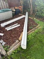 Knikarm zonneschermen klein en groot, 300 cm of meer, Ophalen, Gebruikt, Knikarmscherm