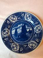 Delfts Blauw Wandbord met Schepen, Ophalen