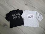 2x Sinterklaas shirt, Zeeman 74, Kinderen en Baby's, Babykleding | Maat 74, Zeeman, Jongetje of Meisje, Ophalen of Verzenden, Zo goed als nieuw