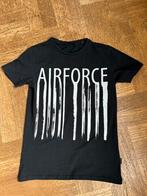 Airforce zwart t-shirt witte tekst mt S, Zwart, Ophalen of Verzenden, Zo goed als nieuw, Airforce