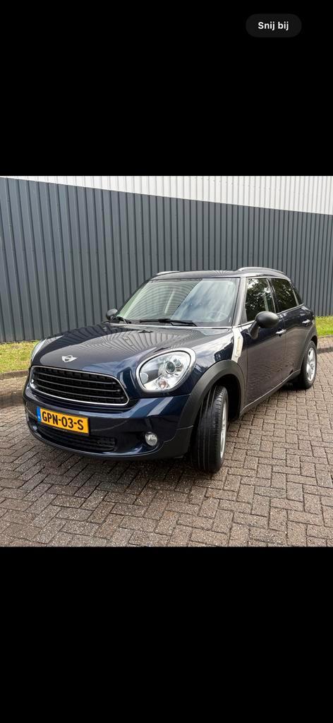 Mini Countryman 1.6 ONE 2012 Blauw, Auto's, Mini, Particulier, Airbags, Airconditioning, Centrale vergrendeling, Cruise Control