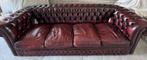 Chesterfield 4-zits, goede staat, Huis en Inrichting, Ophalen, Gebruikt, Rechte bank, Klassieke Engelse stijl