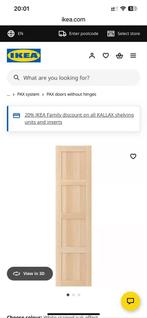 IKEA BERGSBO 50x195 Wit gelazuurd eikeneffect, Huis en Inrichting, Ophalen, 50 tot 100 cm, Zo goed als nieuw, Minder dan 25 cm