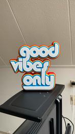 Good vibes only 3d sign - customisable colours, Ophalen, Nieuw