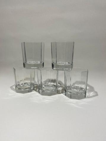 6x Vintage Luminarc Octime drinkglazen/whiskey glazen beschikbaar voor biedingen