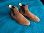 Meermin Chelsea boots mt 43 lichtbruin suede, Bruin, Boots, Ophalen of Verzenden, Zo goed als nieuw