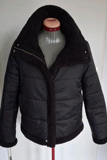 Guess jas tussenjas winterjas 2 kanten draagbaar zwart L 42 beschikbaar voor biedingen