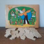 Vintage houten Simplex Toys puzzel Goochelaar, Ophalen of Verzenden, Zo goed als nieuw
