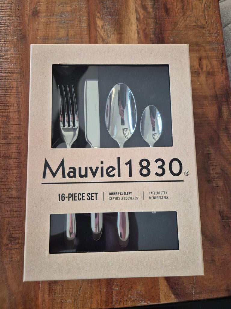 Mauviel 1830 16-delige bestekset - NIEUW, Ophalen of Verzenden, Nieuw, Mode algemeen