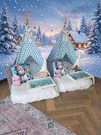 Winterwonderland tipi slaapfeestje tentjes kerstvakantie, Ophalen, Zo goed als nieuw, Kerst of Sinterklaas