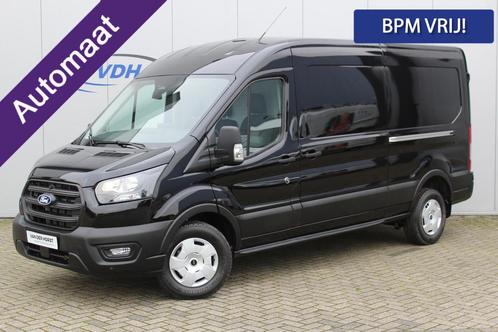 Ford Transit 350 2.0-165 pk EcoBlue L3H2 Trend Automaat L+R, Auto's, Bestelauto's, ABS, Achteruitrijcamera, Airconditioning, Alarm