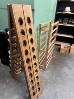 Mooie Leban pupitre voor 40 flessen, Huis en Inrichting, Woonaccessoires | Wijnrekken, Ophalen, Gebruikt, 25 flessen of meer, Minder dan 50 cm