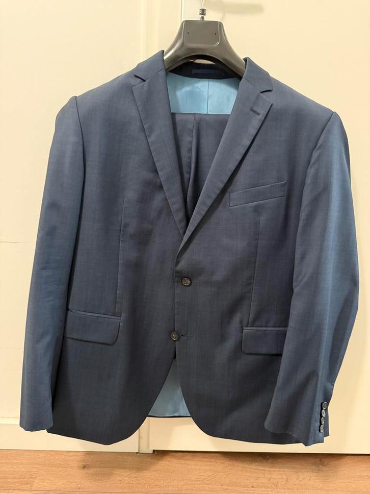 Blauw Kostuum van Pierre Cardin - Maat 27 (buikmaat), Kleding | Heren, Kostuums en Colberts, Zo goed als nieuw, Overige maten