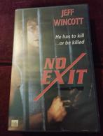 No exit op vhs, Cd's en Dvd's, VHS | Film, Actie en Avontuur, Gebruikt, Ophalen, Vanaf 16 jaar