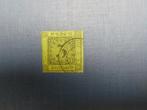 Postzegel OudDui 1853 Baden nr 6 Groenachtig 3 Kreuzer 28-04, Postzegels en Munten, Postzegels | Europa | Duitsland, Ophalen of Verzenden